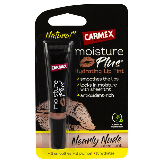Carmex Moisture Plus Hydrating Lip Tint Nearly Nude