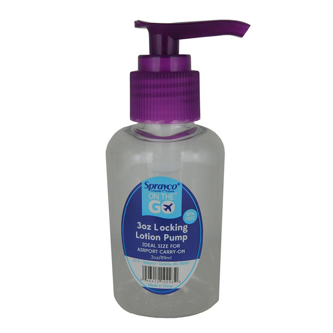 On The Go Locking Lotion Pump Bottle 89ml