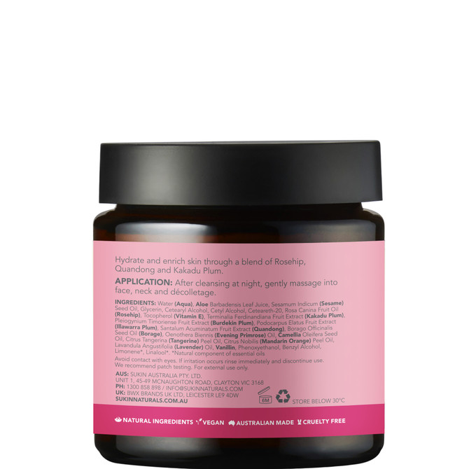 SUKIN ROSEHIP ENRICHING NIGHT CREAM 120ML