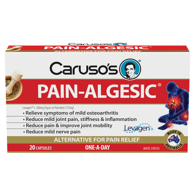 Caruso’s Pain-Algesic 20 Capsules