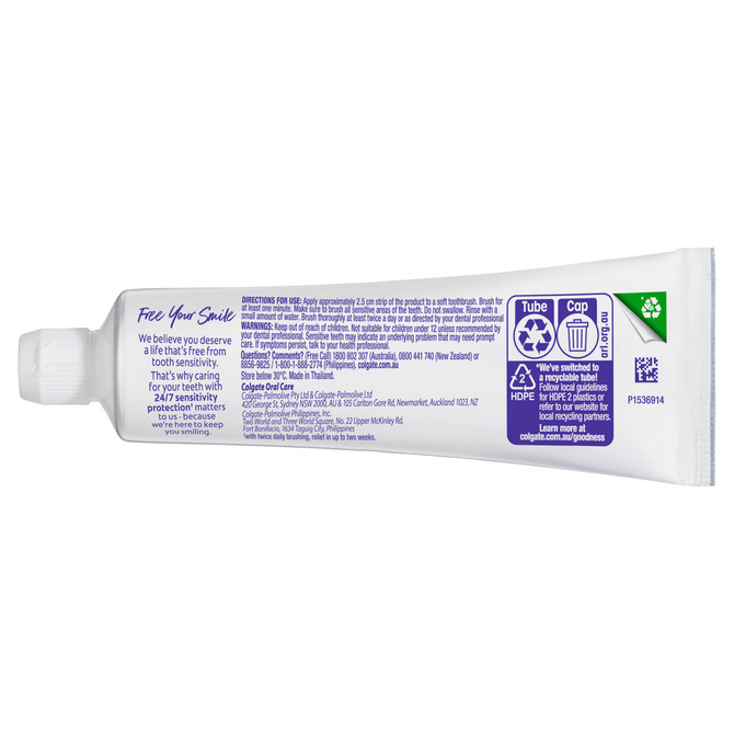 Colgate Sensitive Advanced Clean Toothpaste, 110g, For Sensitive Teeth Pain Relief