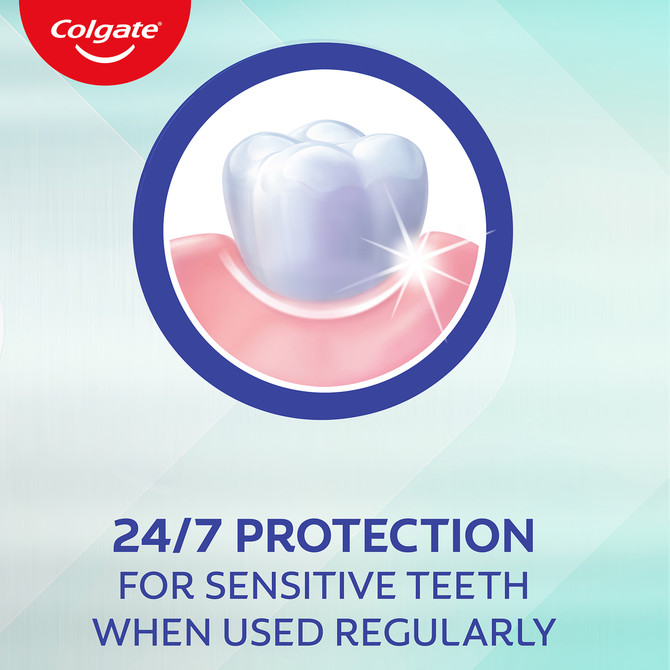 Colgate Sensitive Advanced Clean Toothpaste, 110g, For Sensitive Teeth Pain Relief