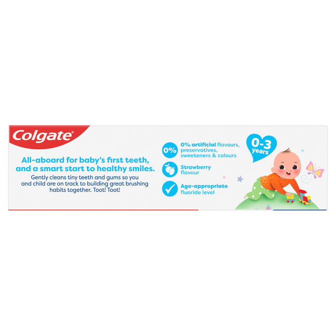 Colgate Kids Toothpaste My First 0-3 Years Strawberry Flavour 80g