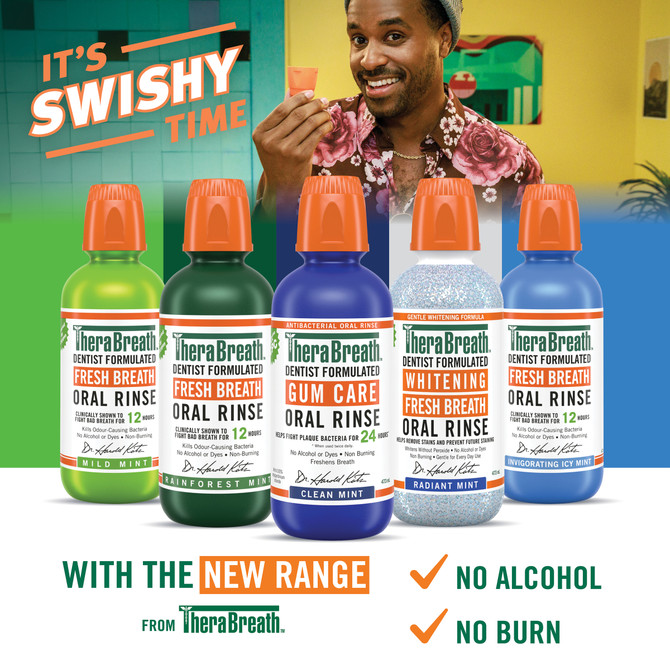 TheraBreath Fresh Breath Mouthwash - Icy Mint 473ml  