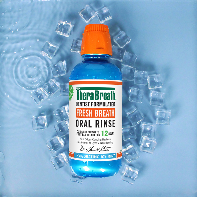 TheraBreath Fresh Breath Mouthwash - Icy Mint 473ml  
