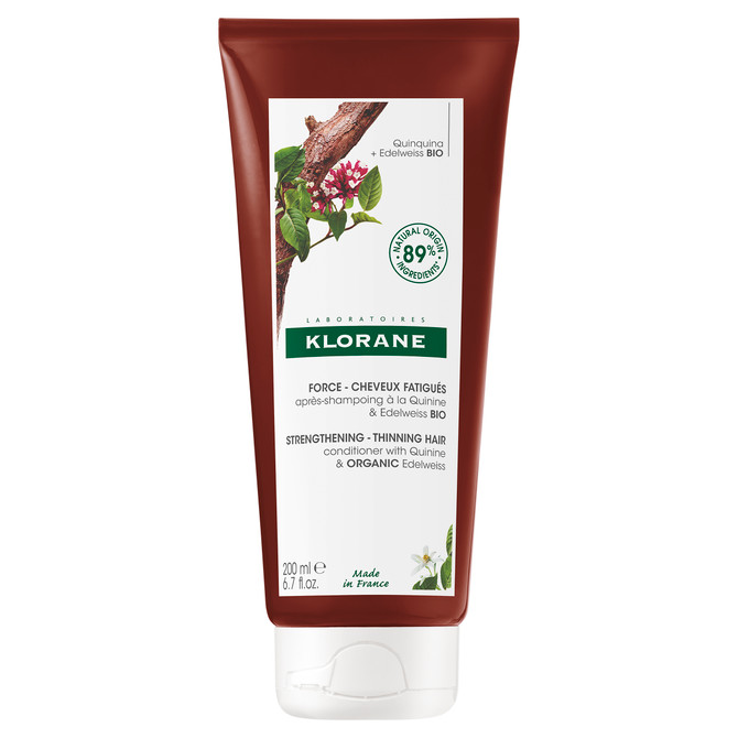 Klorane Strengthening Conditioner with Quinine and Organic Edelweiss 200ml - Thinning Hair