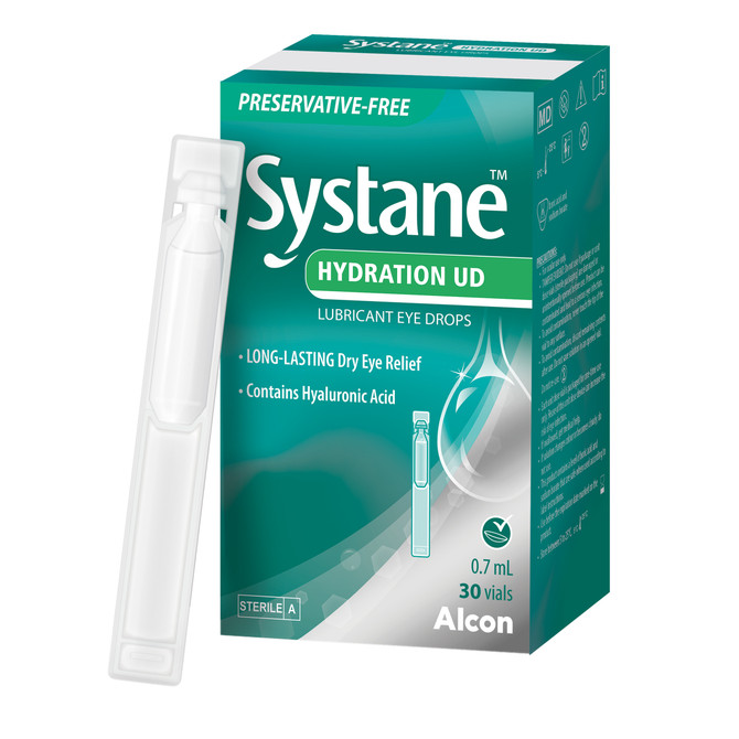 Systane Lubricant Eye Drops Hydration UD 30 Pack x 0.7mL