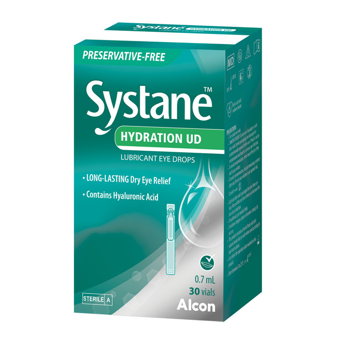 Systane Lubricant Eye Drops Hydration UD 30 Pack x 0.7mL