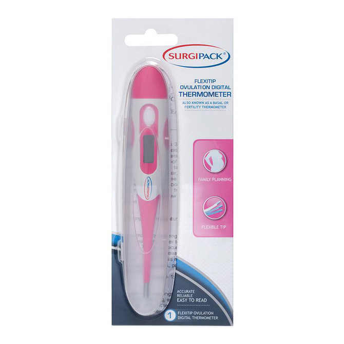 SurgiPack Flexitip Ovulation Digital Thermometer