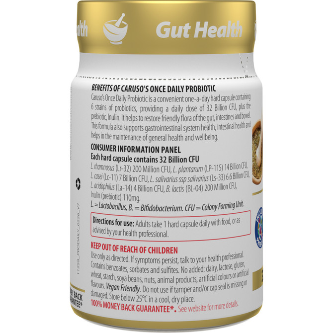 Caruso’s Once Daily Probiotic + Prebiotic