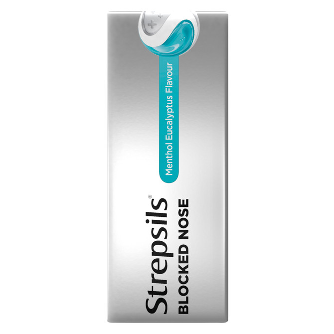 Strepsils Plus Blocked Nose Relief Menthol Eucalyptus 36 Pack