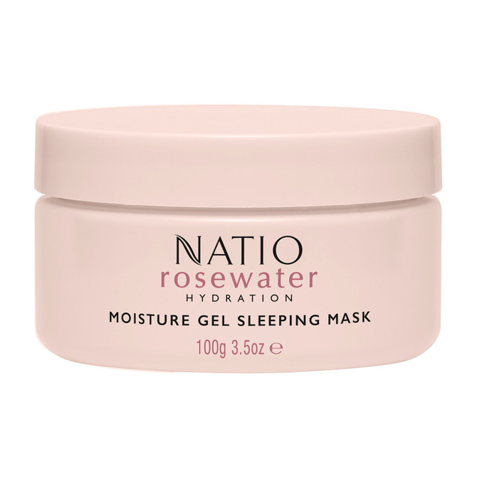 Natio Rosewater Hydration Moisture Gel Sleeping Mask 100g