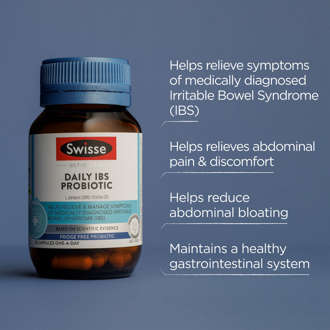 Swisse Ultibiotic Daily IBS Probiotic 30 Pack