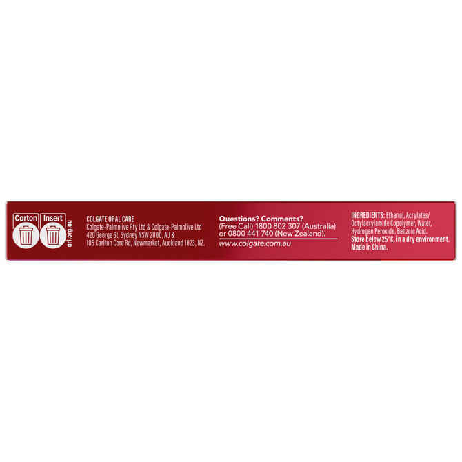 Colgate Optic White Nightly Treatment Whitening Wand 3% 1 Pack 2.5ml