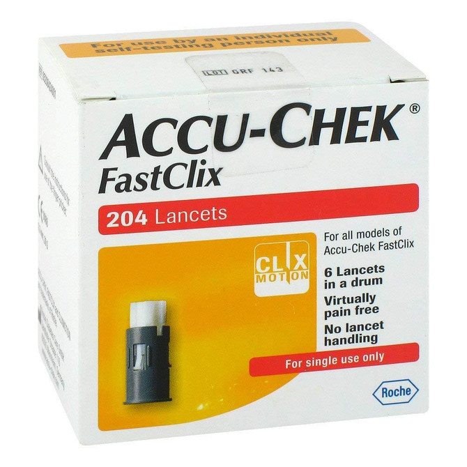 Accu-Chek FastClix Lancets 204