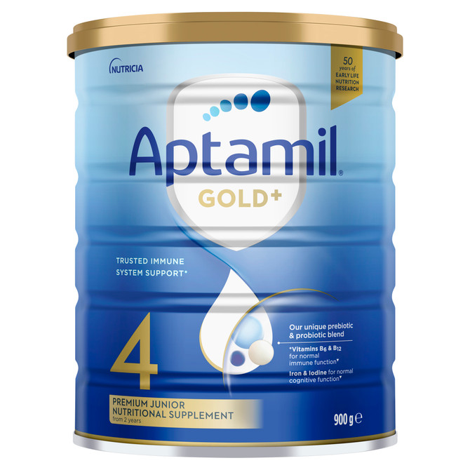 Aptamil Gold+ 4 Premium Junior Nutritional Supplement From 2 Years 900g