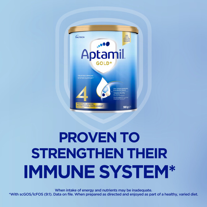 Aptamil Gold+ 4 Premium Junior Nutritional Supplement From 2 Years 900g
