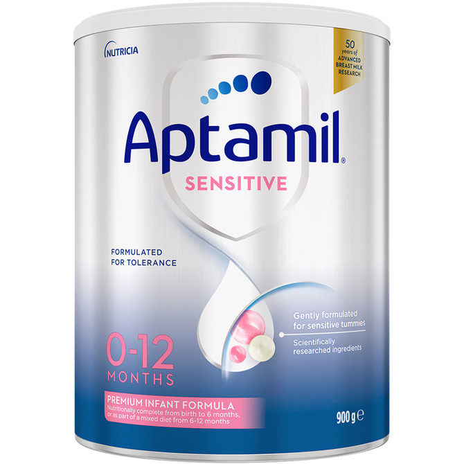 Aptamil Sensitive Premium Infant Formula From Birth to 12 Months 900g