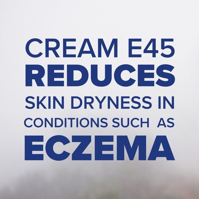 E45 Moisturising Cream for Dry Skin and Eczema 500g - Pump