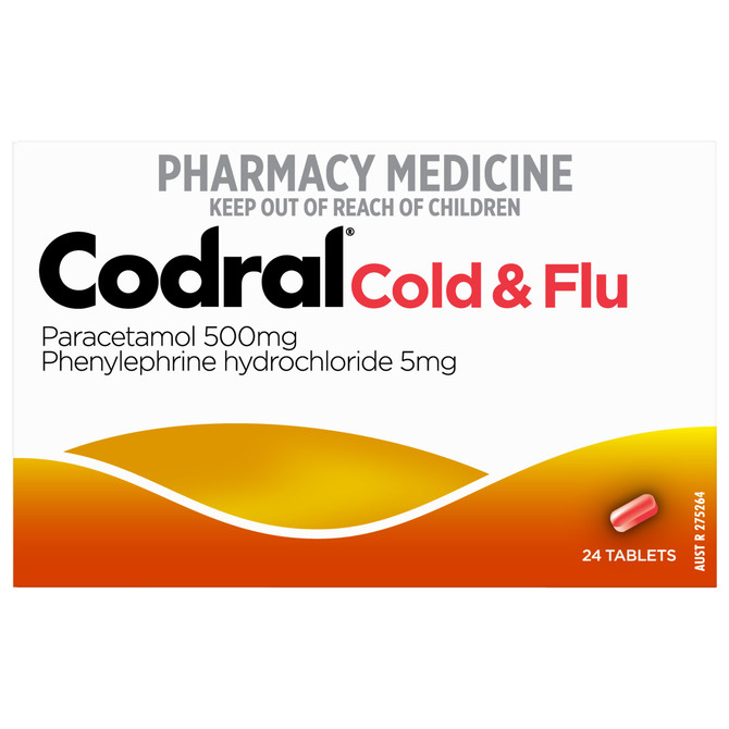 Codral Cold & Flu Tablets 24 Pack