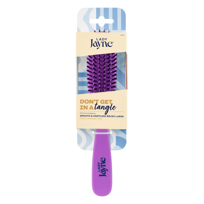 Lady Jayne Smooth & Knotless Detangling Brush Large