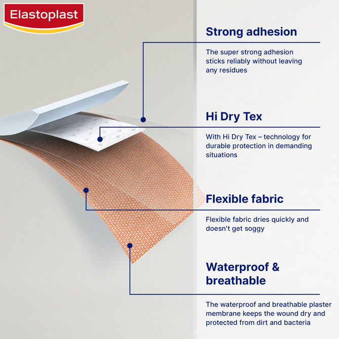 Elastoplast Extra Tough XL 10 Pack