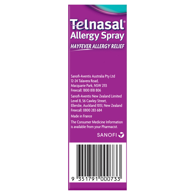 Telnasal Allergy Spray 140 Dose