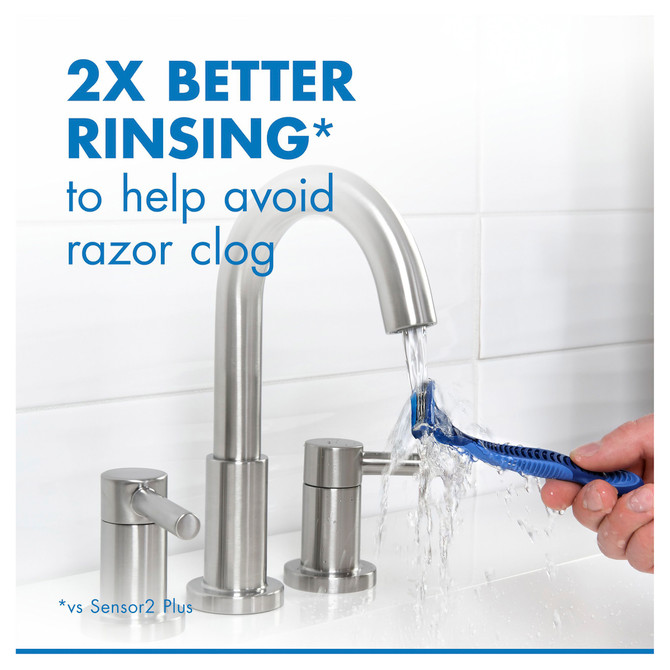 Gillette Sensor3 Comfort 8pk Disposable Razors, Shave Care