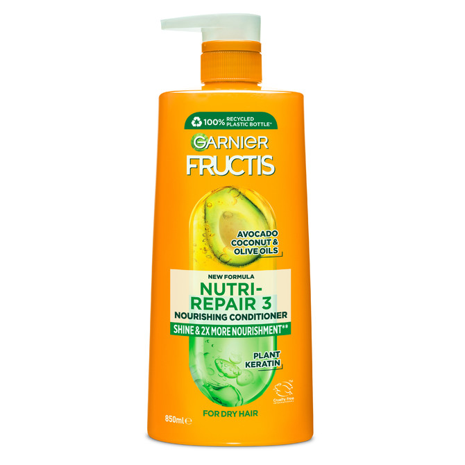 Garnier Fructis Nutri-Repair 3 Nourishing Conditioner for Dry and Damaged Hair 850ml