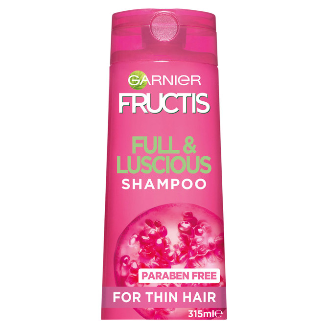 Garnier Fructis Full & Luscious Shampoo 315ml for Thicker Hair
