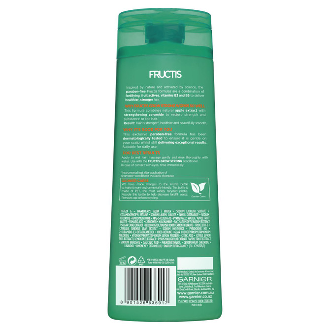 Garnier Fructis Grow Strong Shampoo 315ml