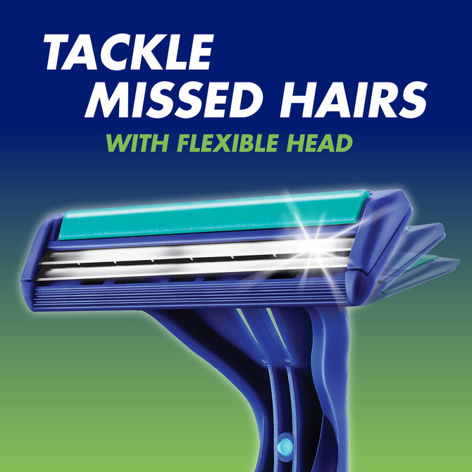 Gillette BlueII Plus Disposable Razor 5 count, Shave Care