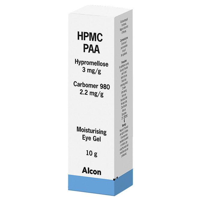 HPMC PAA Lubricant Eye Gel 10g 