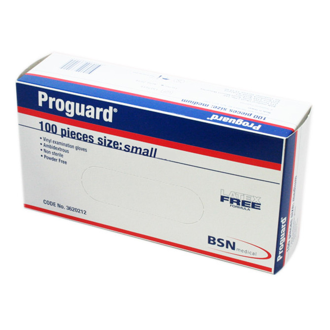 Proguard Small Vinyl Examination Gloves 100 Pack