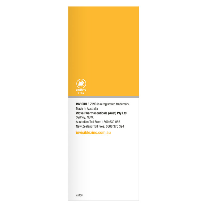 Invisible Zinc Face + Body Mineral Sunscreen SPF 50 150g