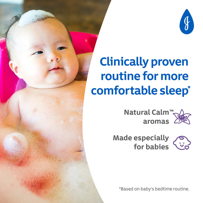 Johnson's Bedtime Gentle Calming Jasmine & Lily Scented Tear-Free Baby Bath 500mL