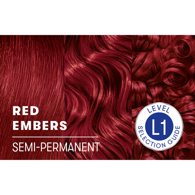 Schwarzkopf Live Colour Red Hair Dye Red Embers Semi Permanent 75mL