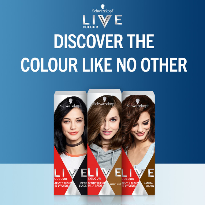 Schwarzkopf Live Colour Brown Hair Dye Hazelnut Semi Permanent 75mL