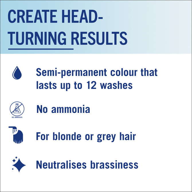 Schwarzkopf Live Colour Silver Hair Dye Silver Toner Semi Permanent 75mL