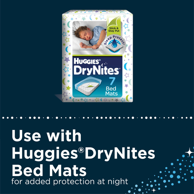 DryNites Night Time Pants for Boys 4-7 Years (17-30kg) 9 Pack