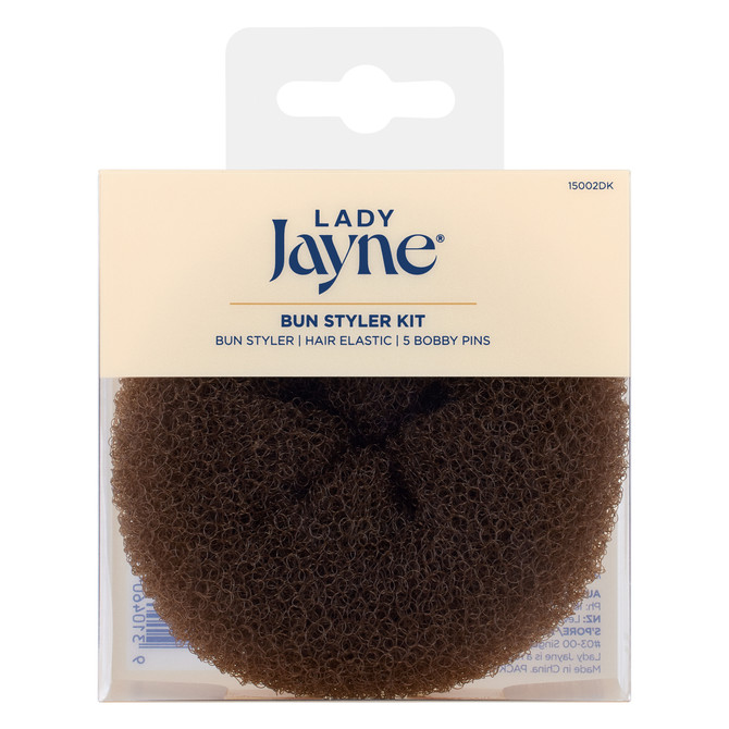 Lady Jayne Dark Bun Styler Kit - S/M