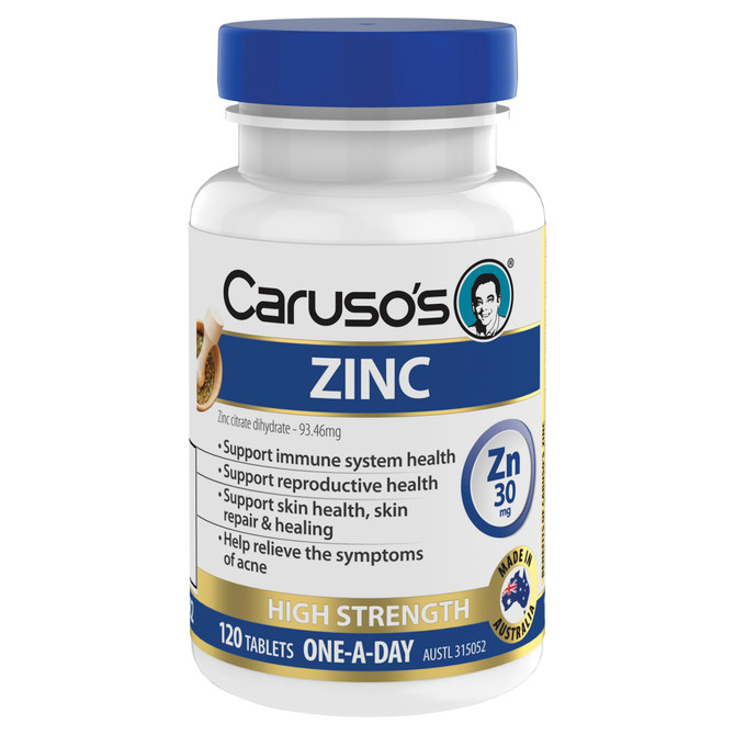 Caruso’s Zinc 120 Tablets