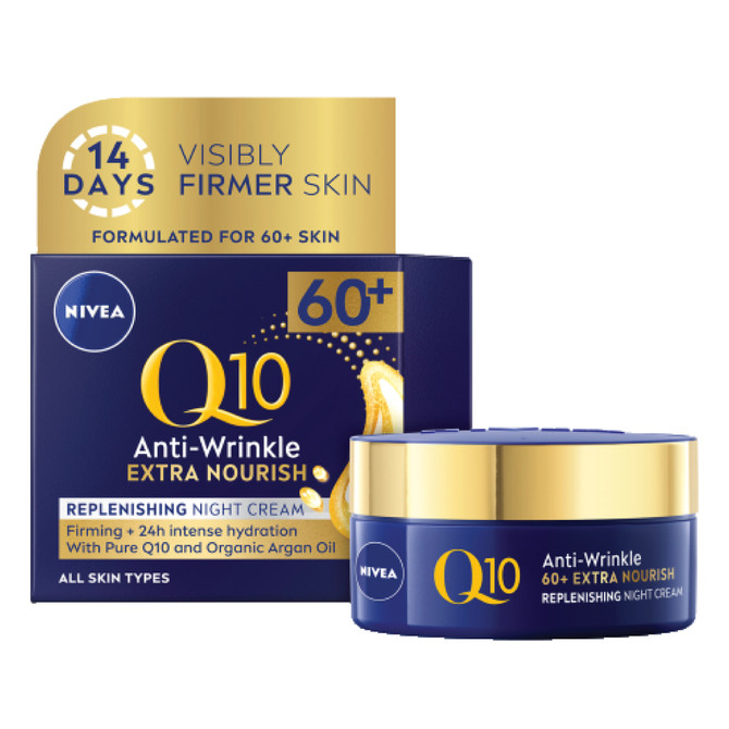 NIVEA Q10 Anti-Wrinkle Replenishing Mature Night Cream
