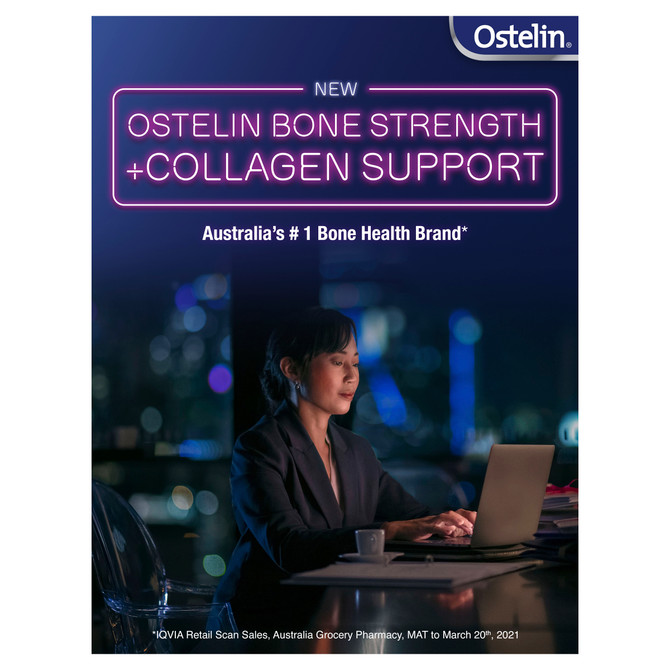 Ostelin Bone Strength + Collagen Support 60 Tablets