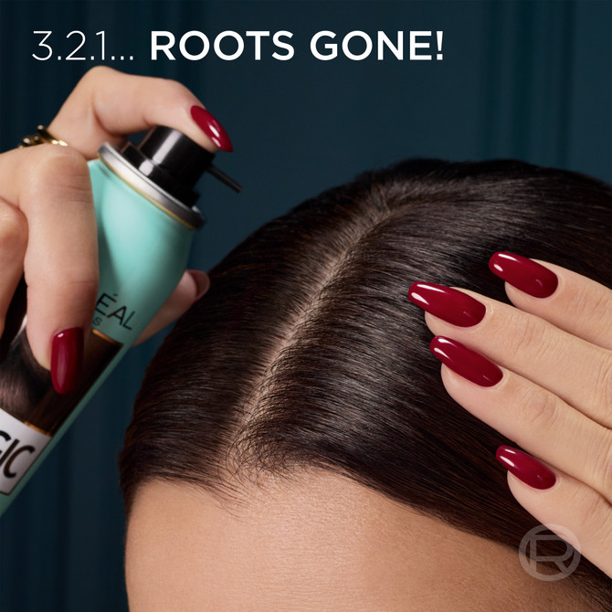 L'Oréal Paris Magic Retouch Temporary Root Concealer Spray - Auburn (Instant Grey Hair Coverage)