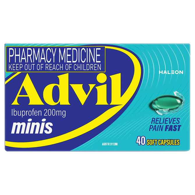 Advil Minis Liquid Capsules 40s