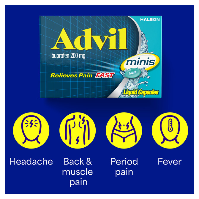 Advil Minis Liquid Capsules 40s