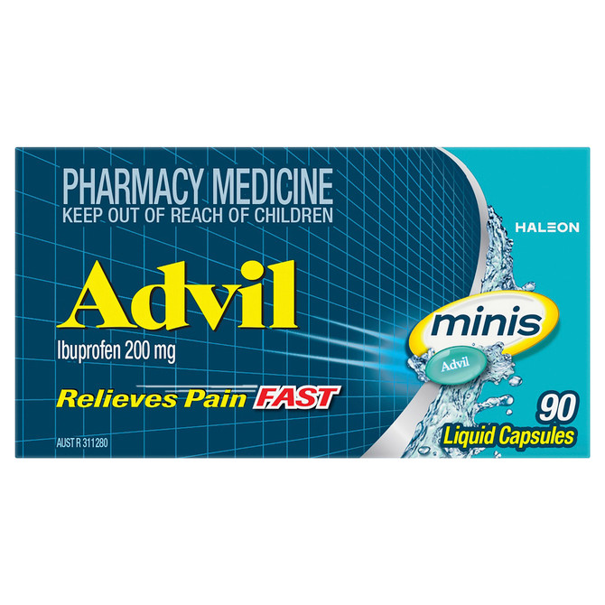 Advil Minis Liquid Capsules 90s