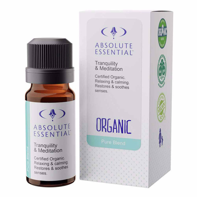 Absolute Essential Tranquility & Meditation Organic Oil Blend 10ml