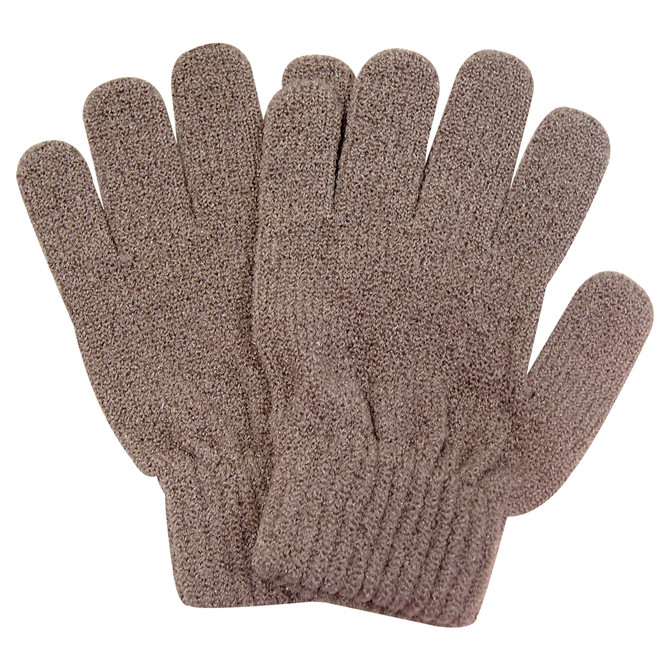 Manicare Exfoliating Gloves, Brown